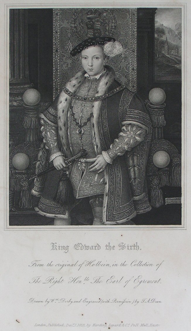 Print - King Edward the Sixth. - Dean